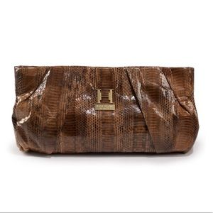 Halston Heritage Python Clutch